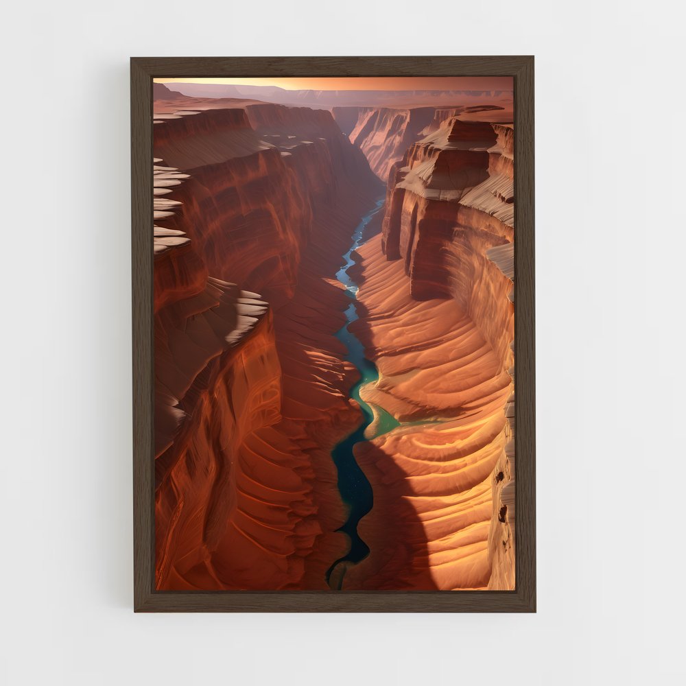 Poster Splendide de Valles Marineris – affiche Système solaire (vue 5)